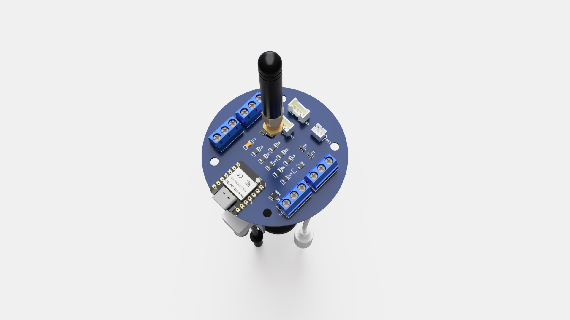 WellBouy component arrangement, alternate view